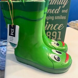 Kohl's Bright Green Kids Frog Rain Boots